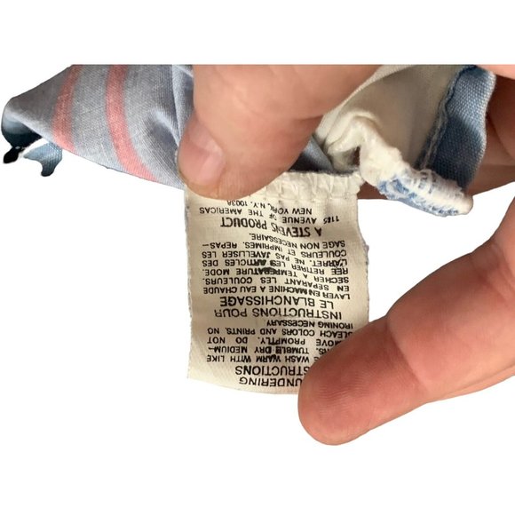 2 Vintage Stevens Allyson Kent KING Pillow Case Pink Floral Cottage Shabby Chic - Picture 8 of 9